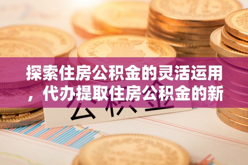 那玛夏探索住房公积金的灵活运用，代办提取住房公积金的新趋势