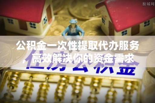 那玛夏公积金一次性提取代办服务，高效解决你的资金需求
