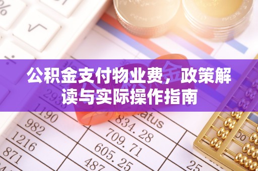 那玛夏公积金支付物业费，政策解读与实际操作指南