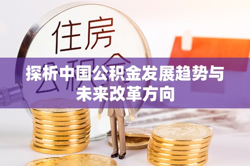 那玛夏探析中国公积金发展趋势与未来改革方向
