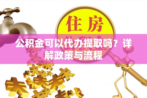 那玛夏公积金可以代办提取吗？详解政策与流程