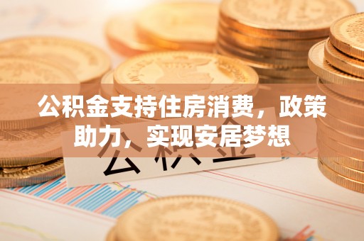那玛夏公积金支持住房消费，政策助力，实现安居梦想