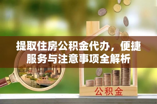 那玛夏提取住房公积金代办，便捷服务与注意事项全解析