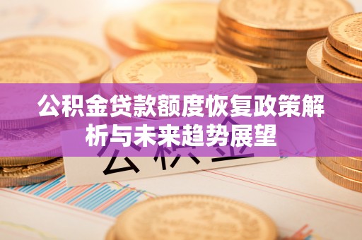 那玛夏公积金贷款额度恢复政策解析与未来趋势展望