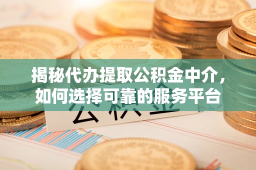 那玛夏揭秘代办提取公积金中介，如何选择可靠的服务平台