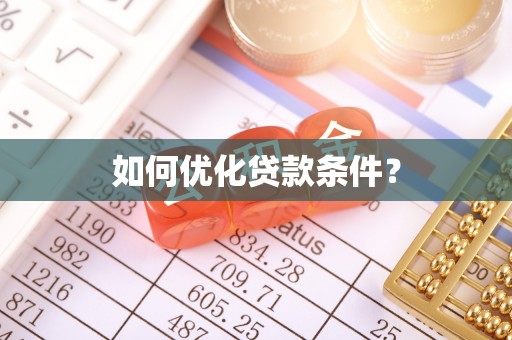 那玛夏如何优化贷款条件？