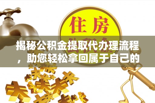那玛夏揭秘公积金提取代办理流程，助您轻松拿回属于自己的钱