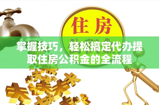 那玛夏掌握技巧，轻松搞定代办提取住房公积金的全流程