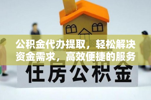 那玛夏公积金代办提取，轻松解决资金需求，高效便捷的服务选择