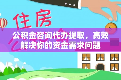 那玛夏公积金咨询代办提取，高效解决你的资金需求问题