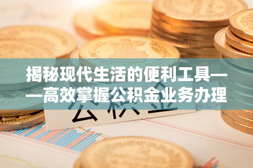 那玛夏揭秘现代生活的便利工具——高效掌握公积金业务办理流程的关键步骤
