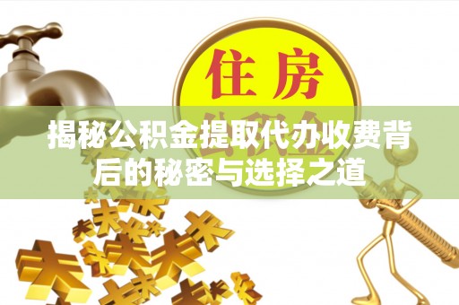 那玛夏揭秘公积金提取代办收费背后的秘密与选择之道