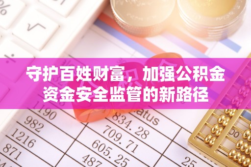 那玛夏守护百姓财富，加强公积金资金安全监管的新路径