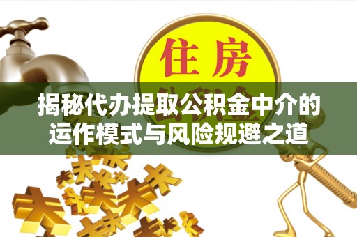 那玛夏揭秘代办提取公积金中介的运作模式与风险规避之道