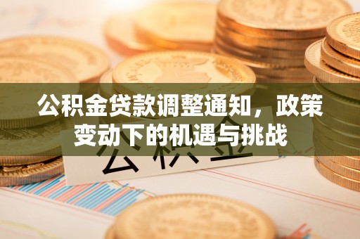 那玛夏公积金贷款调整通知，政策变动下的机遇与挑战