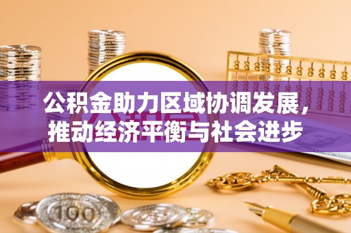那玛夏公积金助力区域协调发展，推动经济平衡与社会进步