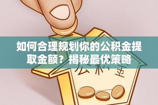 那玛夏如何合理规划你的公积金提取金额？揭秘最优策略