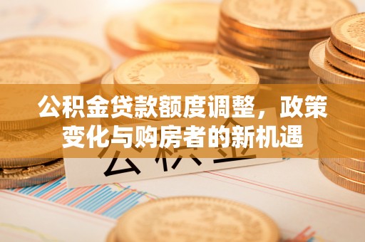 那玛夏公积金贷款额度调整，政策变化与购房者的新机遇