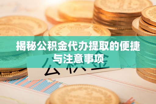 那玛夏揭秘公积金代办提取的便捷与注意事项