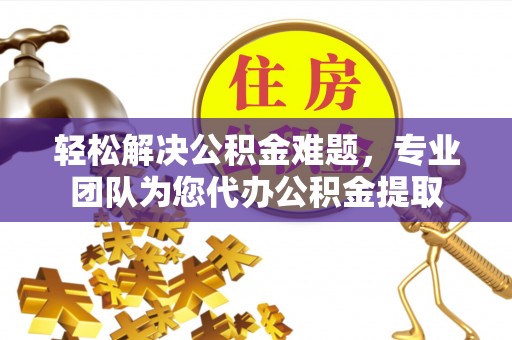 那玛夏轻松解决公积金难题，专业团队为您代办公积金提取