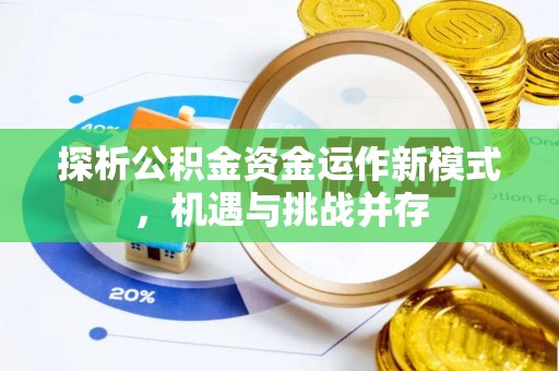 那玛夏探析公积金资金运作新模式，机遇与挑战并存