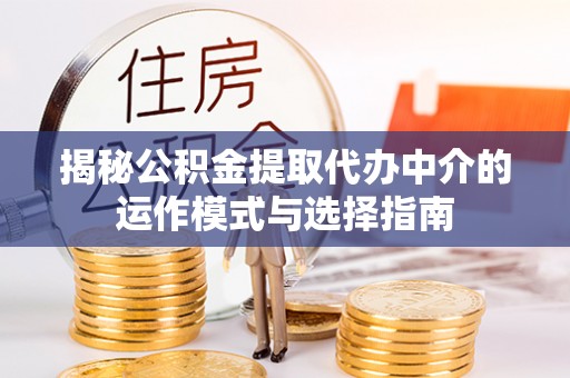 那玛夏揭秘公积金提取代办中介的运作模式与选择指南