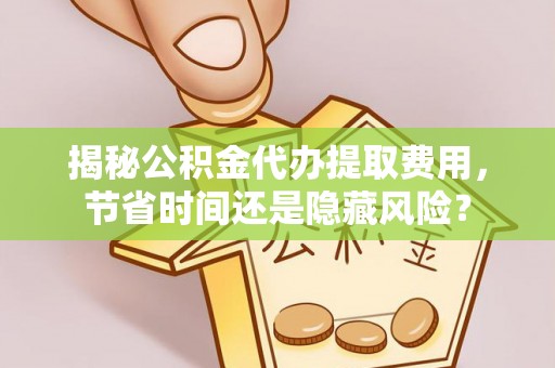 那玛夏揭秘公积金代办提取费用，节省时间还是隐藏风险？