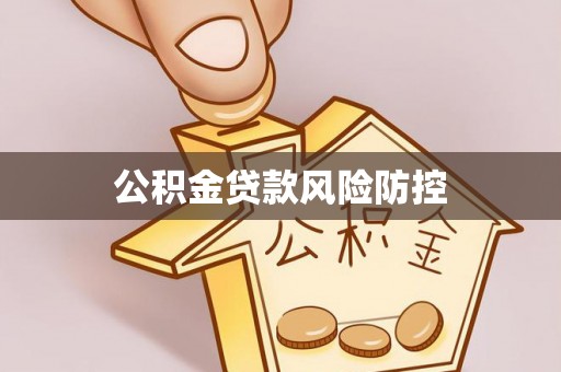 那玛夏公积金贷款风险防控
