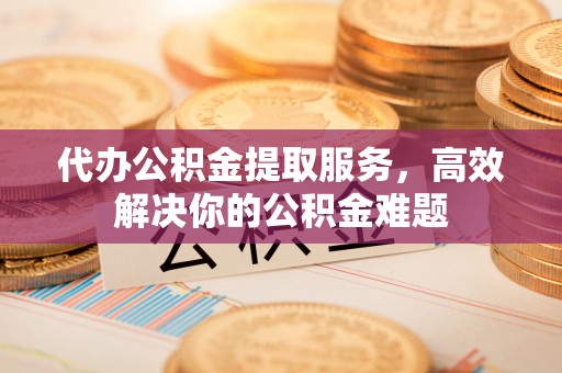 那玛夏代办公积金提取服务，高效解决你的公积金难题