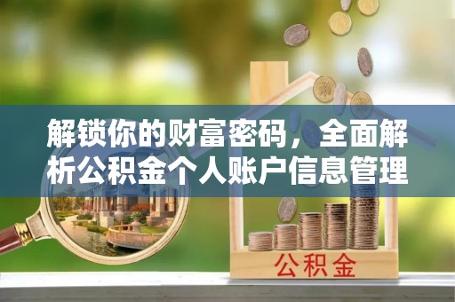 那玛夏解锁你的财富密码，全面解析公积金个人账户信息管理与优化