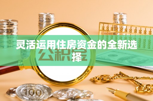 那玛夏灵活运用住房资金的全新选择
