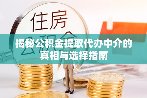 那玛夏揭秘公积金提取代办中介的真相与选择指南