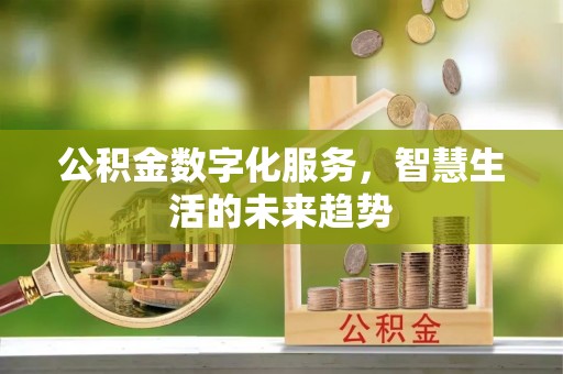 那玛夏公积金数字化服务，智慧生活的未来趋势