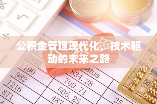 那玛夏公积金管理现代化，技术驱动的未来之路